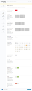 Clock Styling Settings